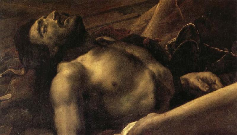 Theodore Gericault Details of The Raft of the Medusa